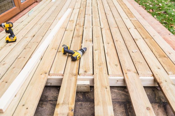 Cost of Damaged Deck Boards Repair in York