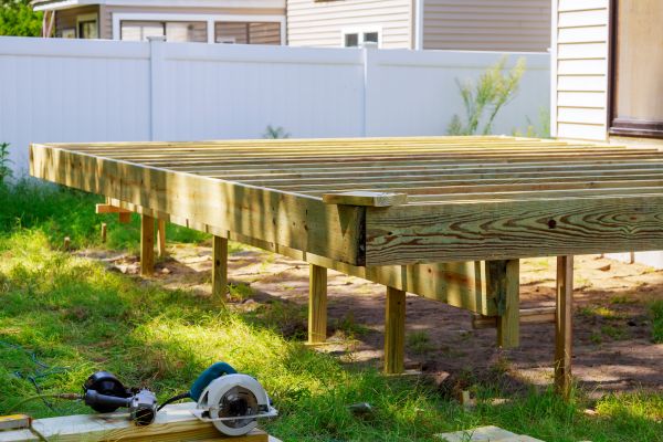 Elevated Deck Installation in York