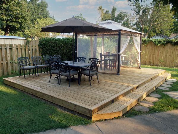 Backyard Deck Installation in York