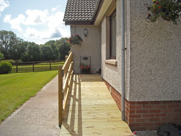 Hardwood Ramp Installation in York