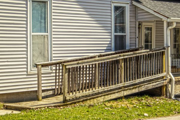 Porch Ramp Construction in York